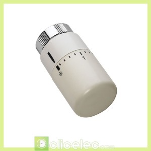 Tête thermostatique design blanche. Acova Accessoire chauffage