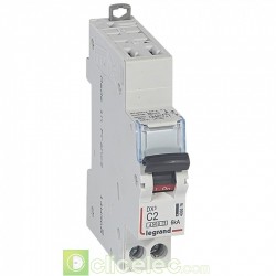 Disjoncteur DX3 1P+NG C2 4500A/6KA AUTO 406876 Legrand