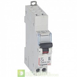 Disjoncteur DX3 1P+NG C4 4500A/6KA AUTO 406878 Legrand