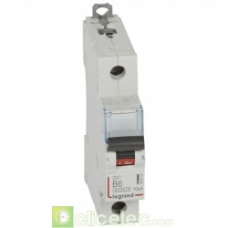 Disjoncteur DX3 1P B6 6000A/10KA 407415 Legrand