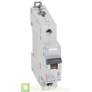 DX3 1P B10 6000A/10KA 407416 Legrand Disjoncteurs PH+N