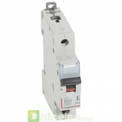 Disjoncteur DX3 1P B50 6000A/10KA 407422 Legrand