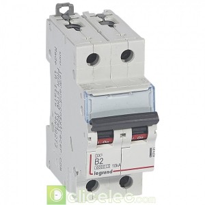 DX3 2P B2 6000A/10KA 407491 Legrand Disjoncteurs PH+N