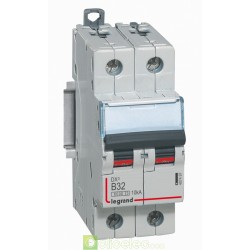 Disjoncteur DX3 2P B32 6000A/10KA 407497 Legrand