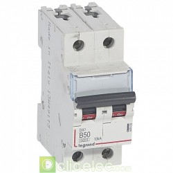 Disjoncteur DX3 2P B50 6000A/10KA 407499 Legrand