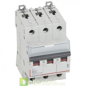 DX3 3P B63 6000A/10KA 407538 Legrand Disjoncteurs PH+N