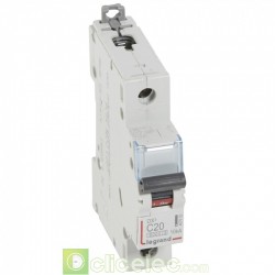 Disjoncteur DX3 1P C20 6000A/10KA 407655 Legrand