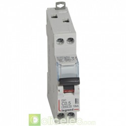 Disjoncteur DX3 1P+NG C0,5 6000A/10KA 407691 Legrand