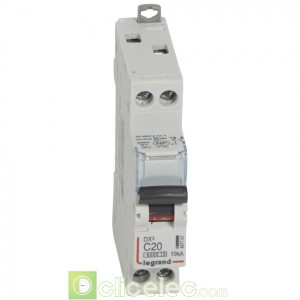 DX3 1P+NG C20 6000A/10KA 407701 Legrand Disjoncteurs PH+N