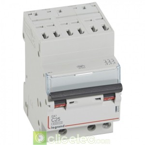 DX3 3P C25 6000A/10KA AUTO 407847 Legrand Disjoncteurs PH+N