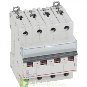 DX3 4P C6 6000A/10KA 407894 Legrand Disjoncteurs PH+N