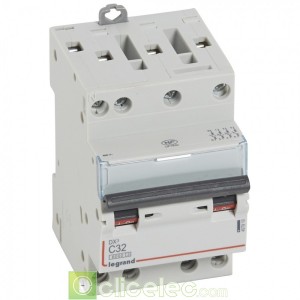 DX3 4P C32 6000A/10KA 3M 407910 Legrand Disjoncteurs PH+N