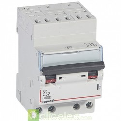 Disjoncteur DX3 4P C32 6000A/10KA AUTO 407917 Legrand