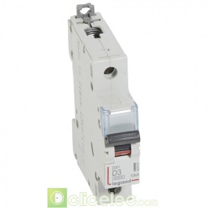 DX3 1P D3 6000A/10KA 407951 Legrand Disjoncteurs PH+N