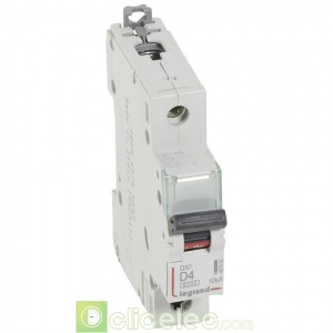 DX3 1P D4 6000A/10KA 407952 Legrand Disjoncteurs PH+N