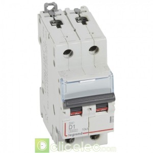 DX3 2P D1 6000A/10KA 408008 Legrand Disjoncteurs PH+N