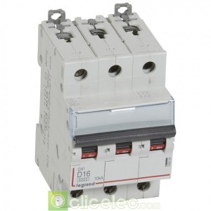 DX3 3P D16 6000A/10KA 408059 Legrand Disjoncteurs PH+N