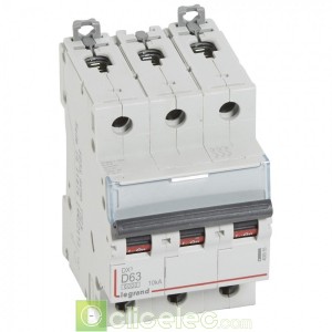 DX3 3P D63 6000A/10KA 408065 Legrand Disjoncteurs PH+N