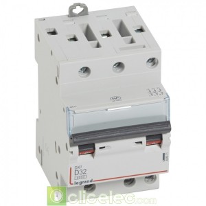 DX3 3P D32 6000A/10KA 3M 408071 Legrand Disjoncteurs PH+N