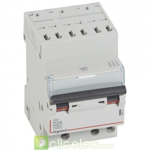 DX3 3P D25 6000A/10KA AUTO 408077 Legrand Disjoncteurs PH+N