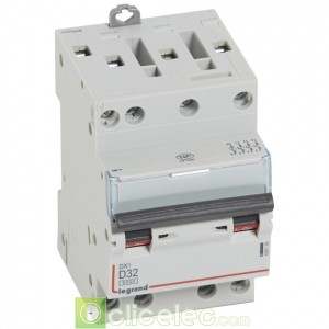 DX3 4P D32 6000A/10KA 3M 408129 Legrand Disjoncteurs PH+N