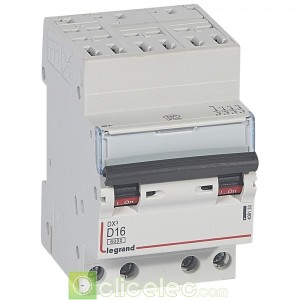 DX3 4P D16 6000A/10KA AUTO 408133 Legrand Disjoncteurs PH+N