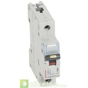 DX3 1P B2 10000A/16KA 408881 Legrand Disjoncteurs PH+N