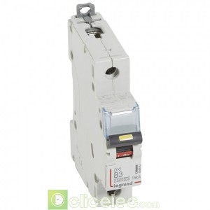 DX3 1P B3 10000A/16KA 408882 Legrand Disjoncteurs PH+N