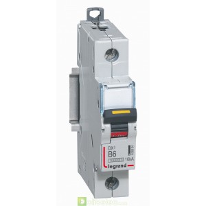 DX3 1P B6 10000A/16KA 408884 Legrand Disjoncteurs PH+N