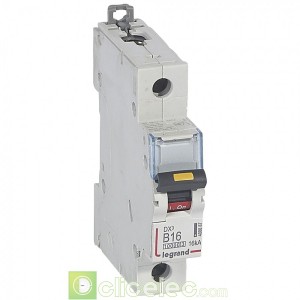 DX3 1P B16 10000A/16KA 408887 Legrand Disjoncteurs PH+N