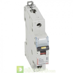 DX3 1P B25 10000A/16KA 408889 Legrand Disjoncteurs PH+N