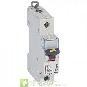 DX3 1P B32 10000A/16KA 408890 Legrand Disjoncteurs PH+N