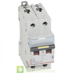 DX3 2P B1 10000A/16KA 408952 Legrand Disjoncteurs PH+N