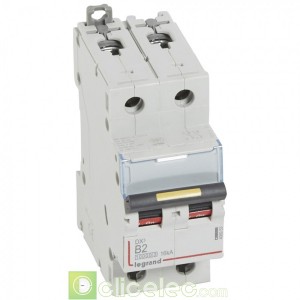 DX3 2P B2 10000A/16KA 408953 Legrand Disjoncteurs PH+N