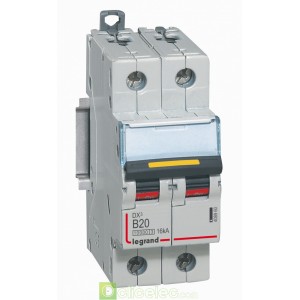 DX3 2P B20 10000A/16KA 408960 Legrand Disjoncteurs PH+N