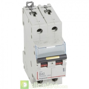 DX3 2P B40 10000A/16KA 408963 Legrand Disjoncteurs PH+N