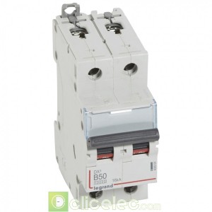 DX3 2P B50 10000A/16KA 408964 Legrand Disjoncteurs PH+N