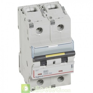 DX3 2P B80 10000A/16KA 408966 Legrand Disjoncteurs PH+N