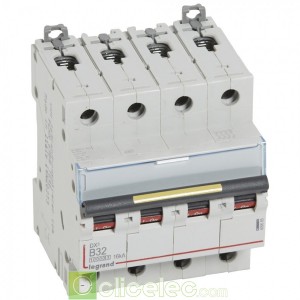 DX3 4P B32 10000A/16KA 409085 Legrand Disjoncteurs PH+N