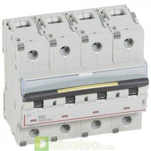 DX3 4P B80 10000A/16KA 409089 Legrand Disjoncteurs PH+N