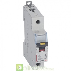 DX3 1P C2 10000A/16KA 409126 Legrand Disjoncteurs PH+N