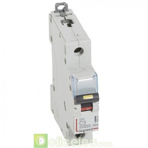 DX3 1P C3 10000A/16KA 409127 Legrand Disjoncteurs PH+N