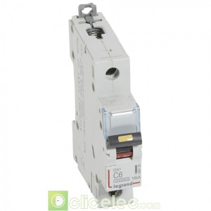 DX3 1P C6 10000A/16KA 409129 Legrand Disjoncteurs PH+N