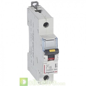 DX3 1P C16 10000A/16KA 409133 Legrand Disjoncteurs PH+N