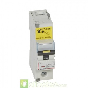 DX3 1P C100 10000A/16KA 409141 Legrand Disjoncteurs PH+N