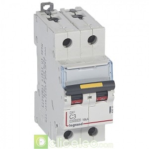 DX3 2P C3 10000A/16KA 409215 Legrand Disjoncteurs PH+N