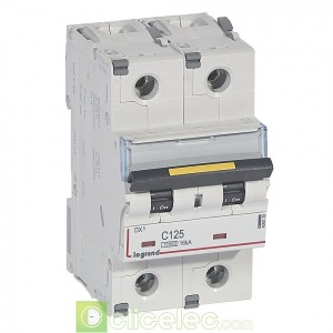 DX3 2P C125 10000A/16KA 409230 Legrand Disjoncteurs PH+N