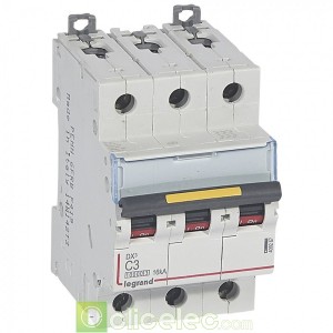 DX3 3P C3 10000A/16KA 409267 Legrand Disjoncteurs PH+N