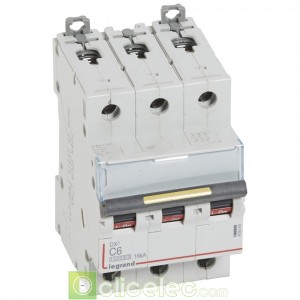 DX3 3P C6 10000A/16KA 409269 Legrand Disjoncteurs PH+N