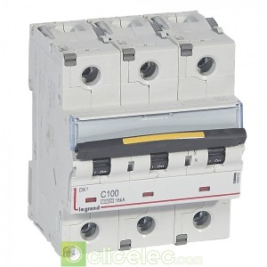 DX3 3P C100 10000A/16KA 409281 Legrand Disjoncteurs PH+N